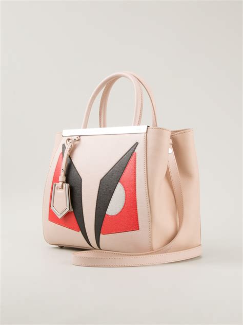 fendi monster tote pink|Fendi handbags.